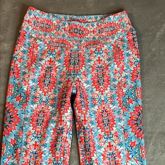 🎯NWOT Wolven Amalfi Flare Blue Pink Size XSP - Picture 6 of 14